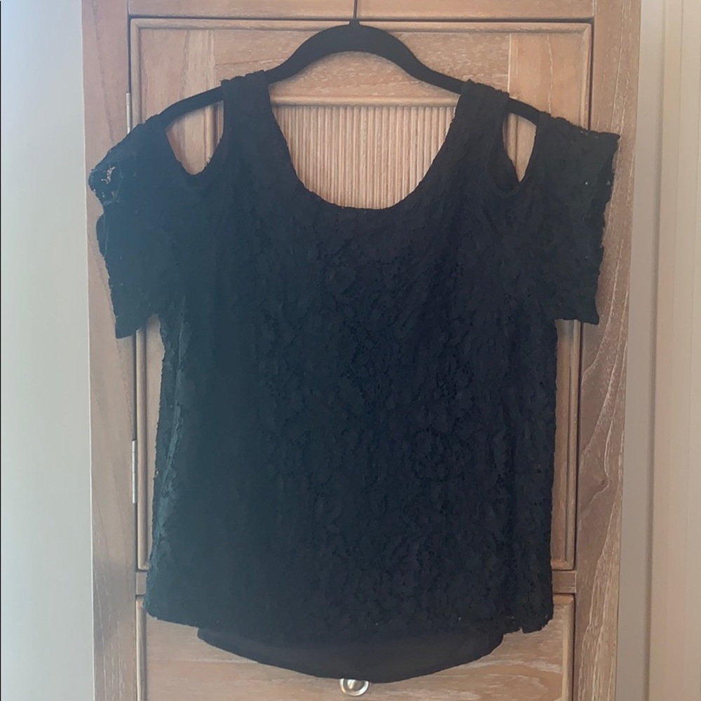 Black Lace Top